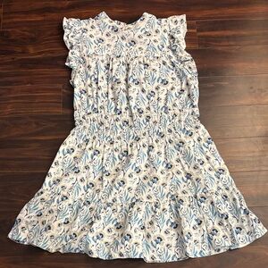 Universal Thread Blue and White Floral Mini Dress